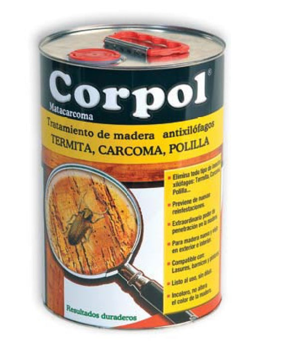 Matacarcoma y termita en pintura para tratamiento de madera - Plagas y  Jardín
