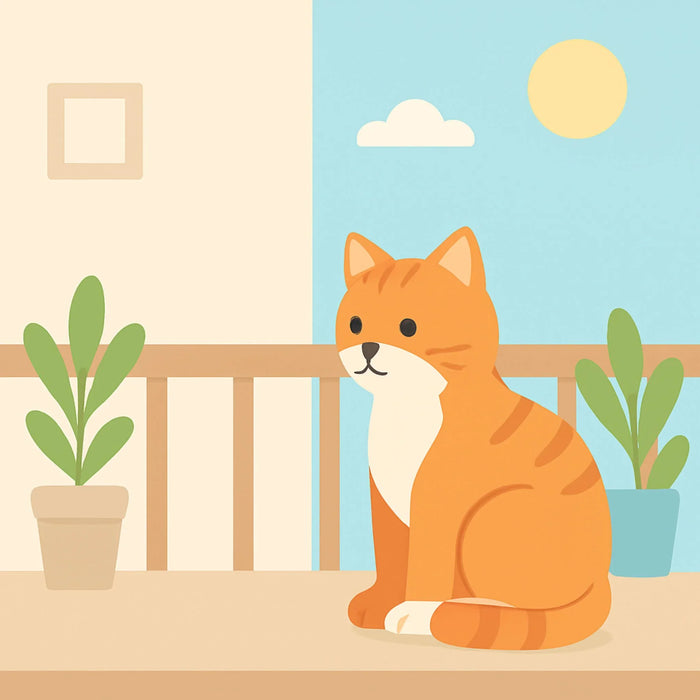 como instalar una red para gatos en el balcón