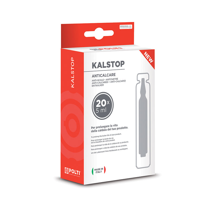 Kalstop Ampolas Anticalcário 20 unidades 5 ml - Polti