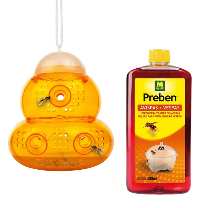 Trampa ecológica con atrayente avispas - Masso - Remi Hogar