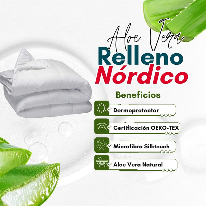 Edredom Cheio de Fibra de Aloe Vera