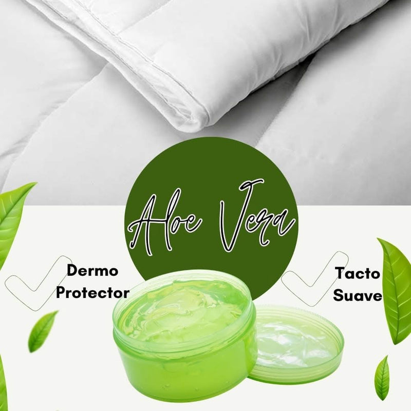 Edredón Relleno Nórdico de Fibra Aloe Vera - Remi Hogar