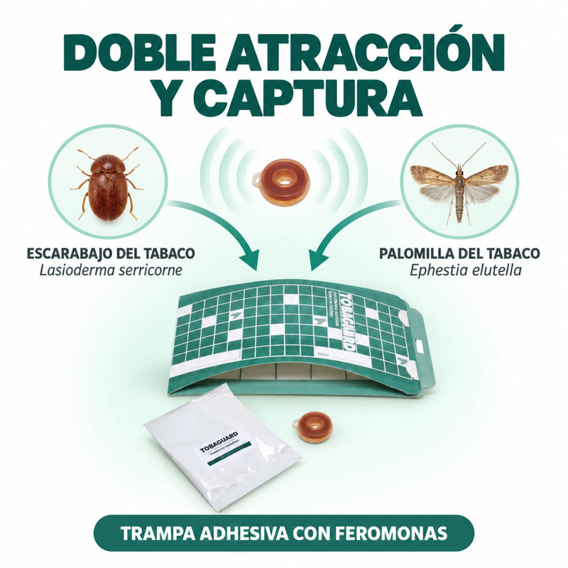 Tobaguard CB/EE para escaravelhos e traças do tabaco 10 unidades