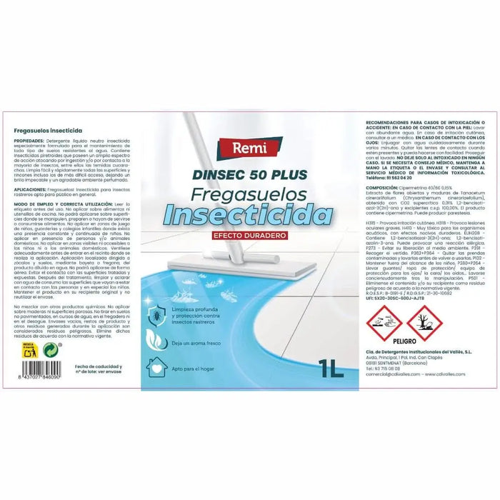 Limpador de piso inseticida 1L - Remi Hogar