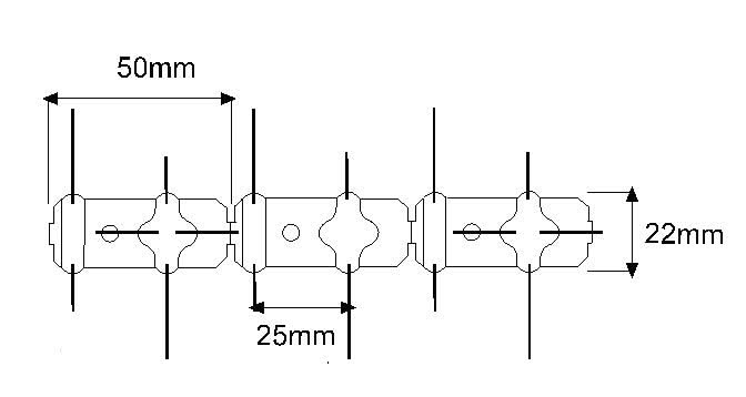 Pinchos Anti palomas E - 50 Policarbonato (1 metro) - Remi Hogar - Remi Hogar