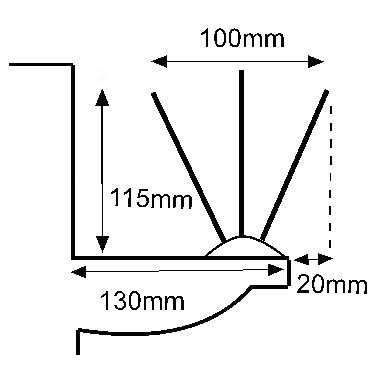 Pinchos Anti palomas E - 30 Base Policarbonato (1 metro) - Remi Hogar