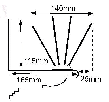 Base metálica anti-espinhos anti-pombo (1 metro) - Remi Hogar