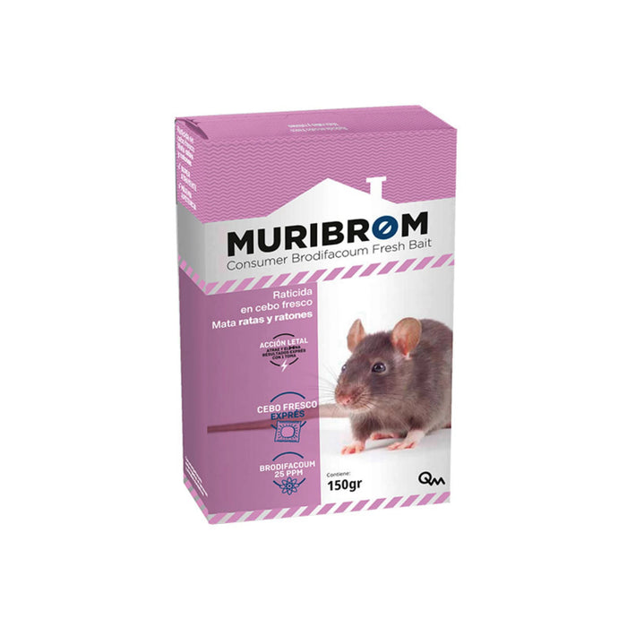 Raticida Cebo Fresco 150 gr Brodifacoum - Quimunsa - Remi Hogar