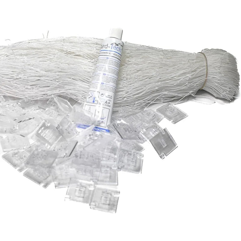 Red de Balcón para Gatos Blanca – Kit Completo con Fijaciones y Silicona para Balcones - Remi Hogar