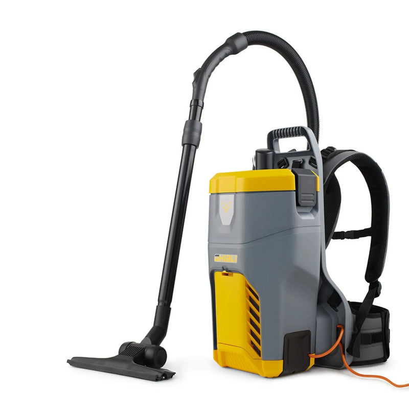 Aspirador de mochila Ghibli Voyager 4 de 900 W com cabo de 15 metros.