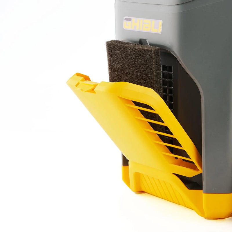 Aspirador de mochila Ghibli Voyager 4 de 900 W com cabo de 15 metros.