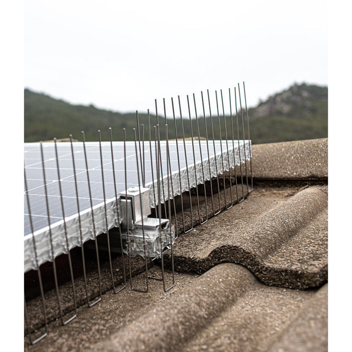 Picos anti-pássaros para painéis solares 