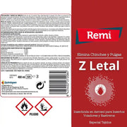 Spray Insecticida para Chinches y Pulgas especial tejidos 400 ml - Remi Hogar