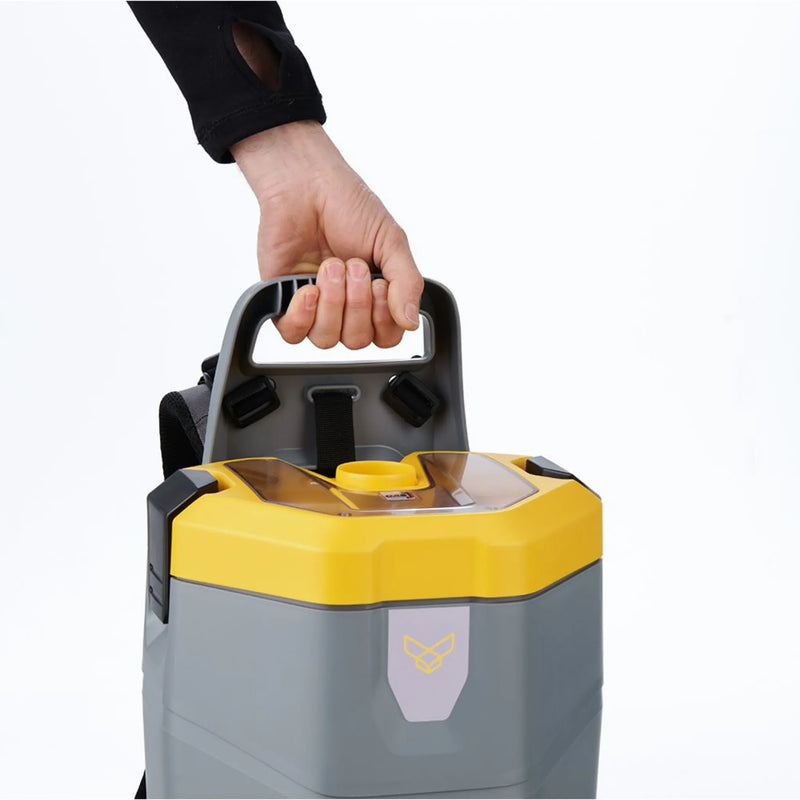 Aspirador de mochila Ghibli Voyager 4 de 900 W com cabo de 15 metros.