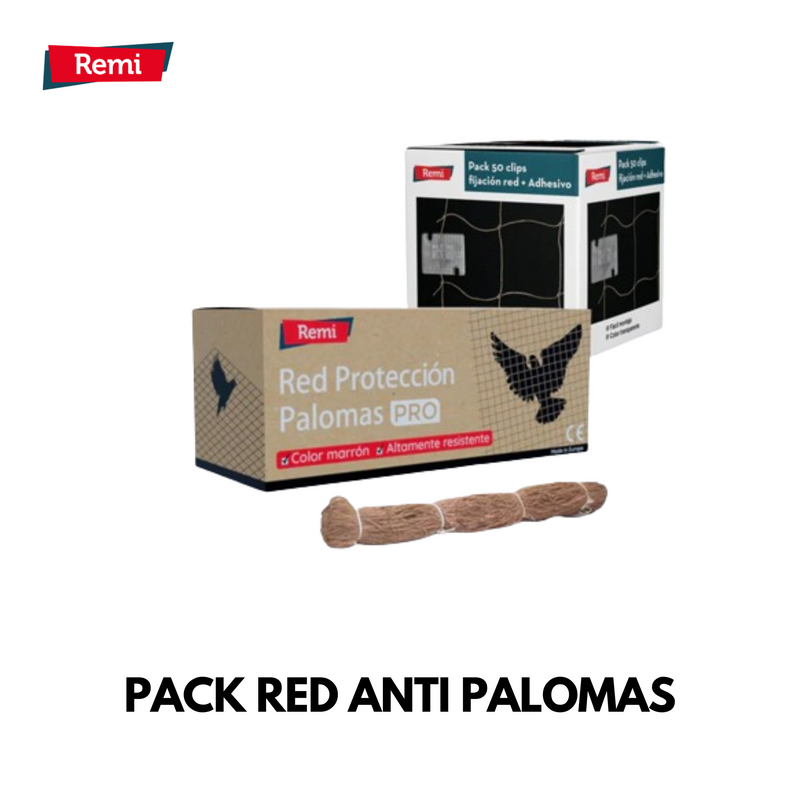 Pack Red y Clips Anti Palomas - Remi Hogar