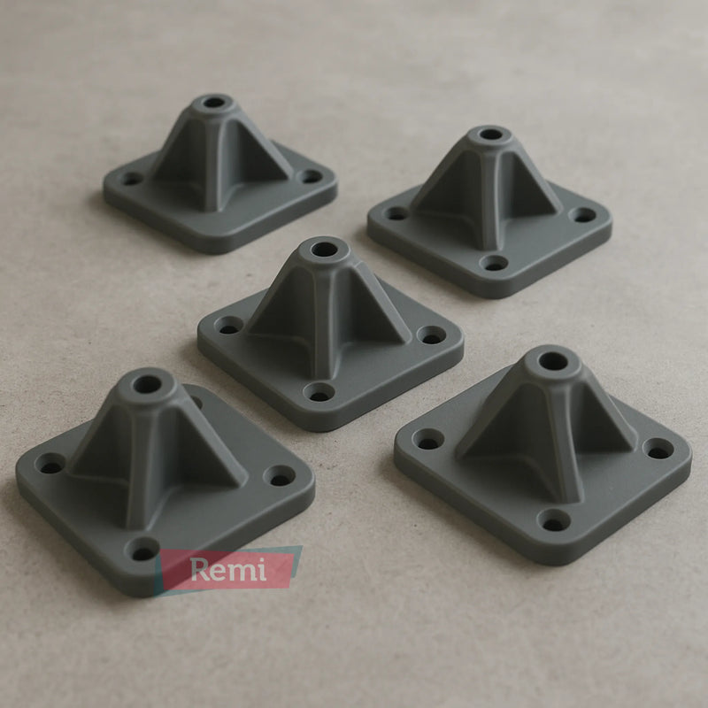 Base para Postes Apta para Adhesivo 10 Unidades - Remi Hogar - Remi Hogar