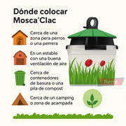 Bote Atrapamoscas Mosca'clac - Protecta - Remi Hogar
