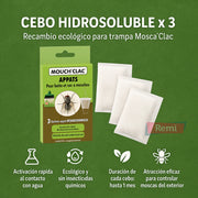 Bote Atrapamoscas Mosca'clac - Protecta - Remi Hogar