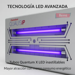 Chameleon Qualis IP LED Acero Inoxidable - PestWest - Remi Hogar