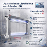 Insectocutor LED IP66 Chameleon Stellaris IP acero inoxidable