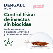 Dergall 100 ml - Control físico contra insectos sin biocidas - Remi Hogar