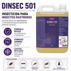 Fregasuelos insecticida profesional para el control de insectos rastreros