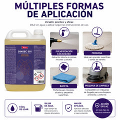 Fregasuelos insecticida profesional para el control de insectos rastreros