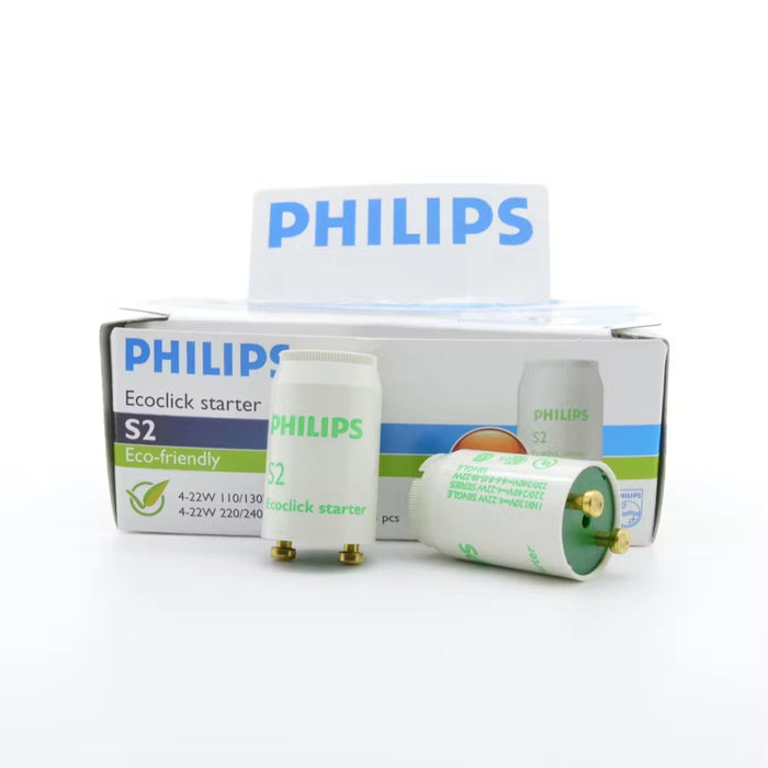 Philips S2 – 4‑22 W Ecoclick starter para tubos fluorescentes