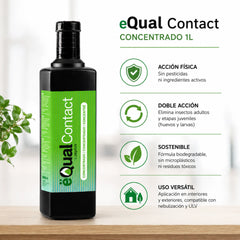 Equal Contact Insecticida de acción física sin pesticidas para control profesional de plagas