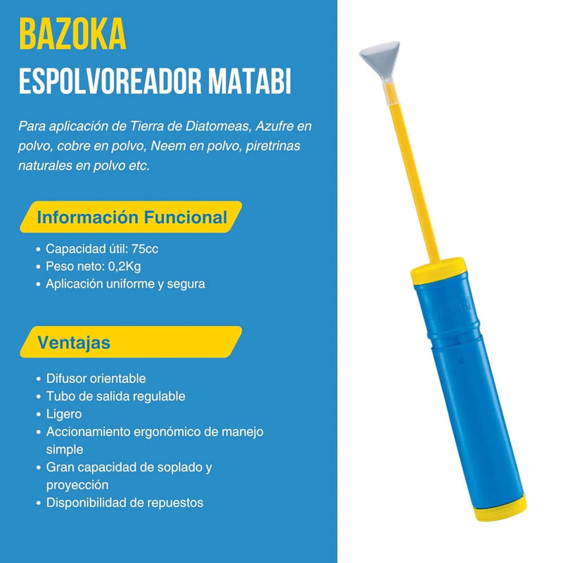 Espolvoreador Bazoca 750 gr - Matabi - Remi Hogar