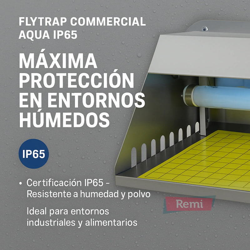 Flytrap Commercial Aqua IP65 Moscas y Mosquitos - Insect - O - Cutor - Remi Hogar