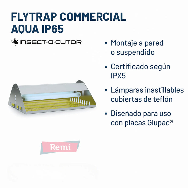 Flytrap Commercial Aqua IP65 Moscas y Mosquitos - Insect - O - Cutor - Remi Hogar