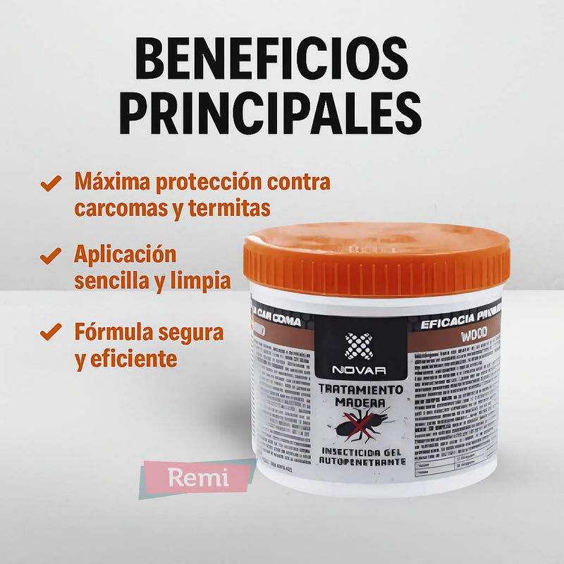 Gel carcoma y termita - Novar - Remi Hogar