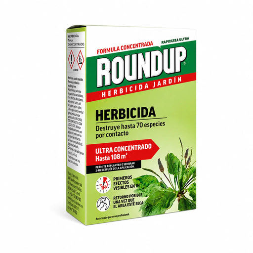 Herbicida ecológico Roundup 250 ml concentrado para eliminar malas hierbas de forma eficaz en 1 hora