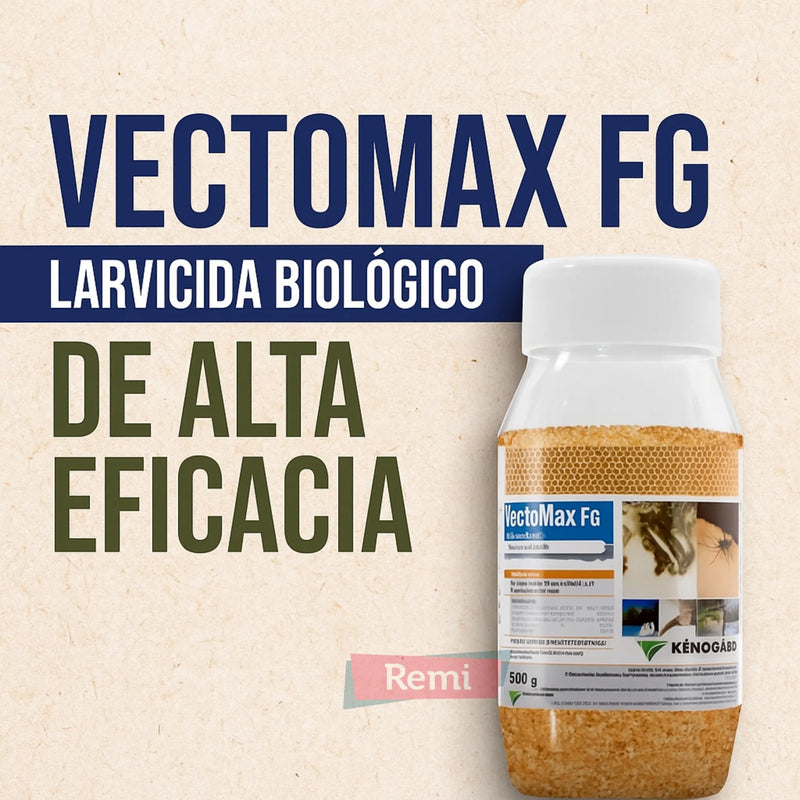 Insecticida larvicida mosquitos 500g - VectoMax FG - Remi Hogar