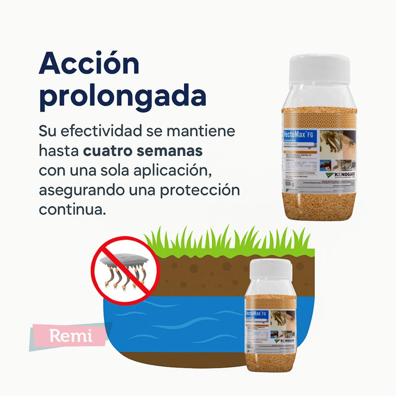 Insecticida larvicida mosquitos 500g - VectoMax FG - Remi Hogar