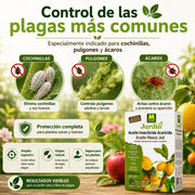 Massó Jed tratamiento ecológico para eliminar insectos y ácaros en frutales y cítricos aceite Insecticida Acaricida 500 ml