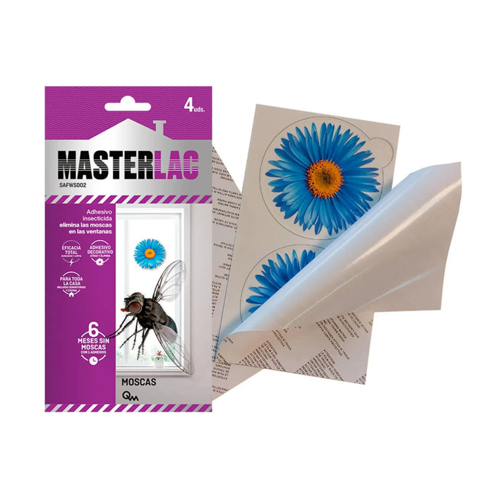 Masterlac Adhesivo-Flor Insecticida decorativo para ventanas - Quimunsa