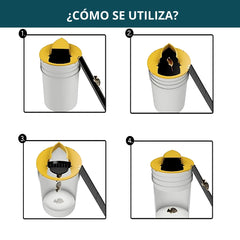 Trampa para ratas con tapa de cubo ratas y ratones - Remi Hogar
