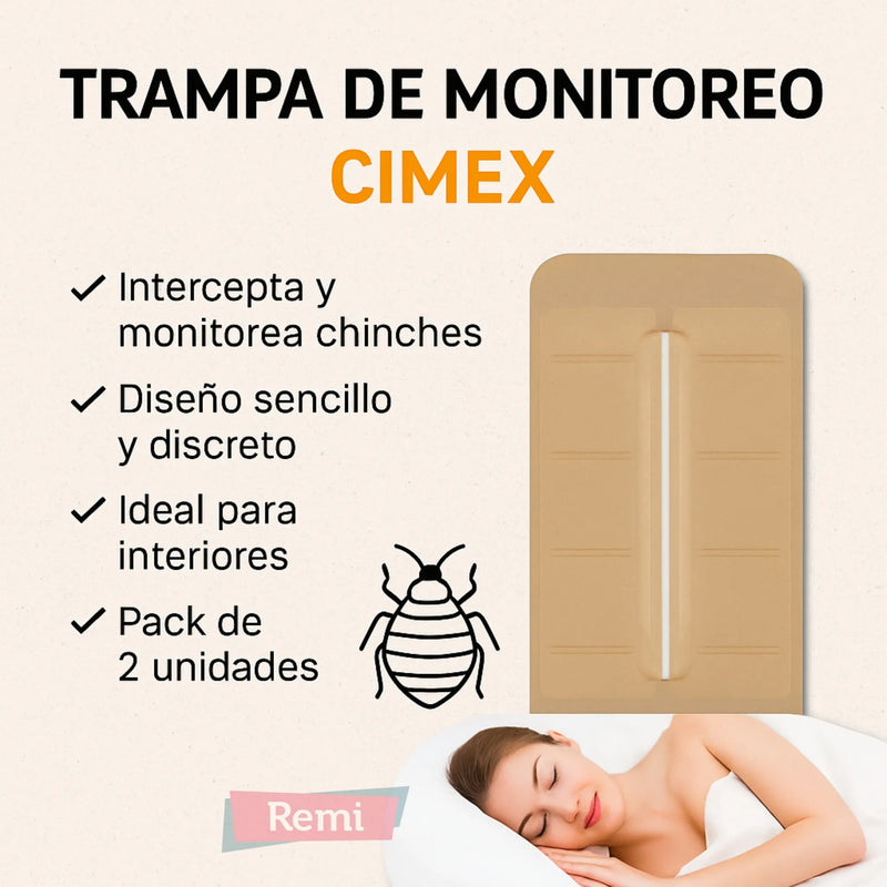 Trampa monitoreo chinches - Cimex - Remi Hogar