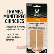 Trampa monitoreo chinches - Cimex - Remi Hogar