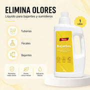 Neutralizador de olores para desagües, tuberías y bajantes