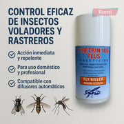 Piretrin 100 Plus Insecticida Moscas y Mosquitos | Automático - Remi Hogar