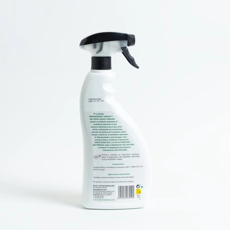 Pistola Enfermedades Hongos y Bacterias en plantas ornamentales y hortícolas 750 ml Massó