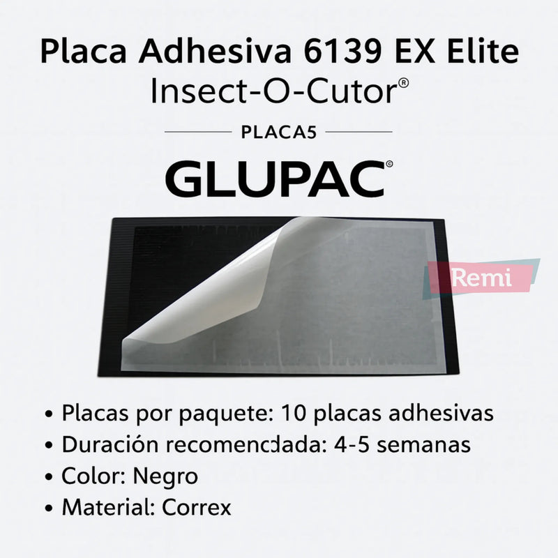 Placa Adhesiva 6139 EX Elite - Insect - O - Cutor - Remi Hogar