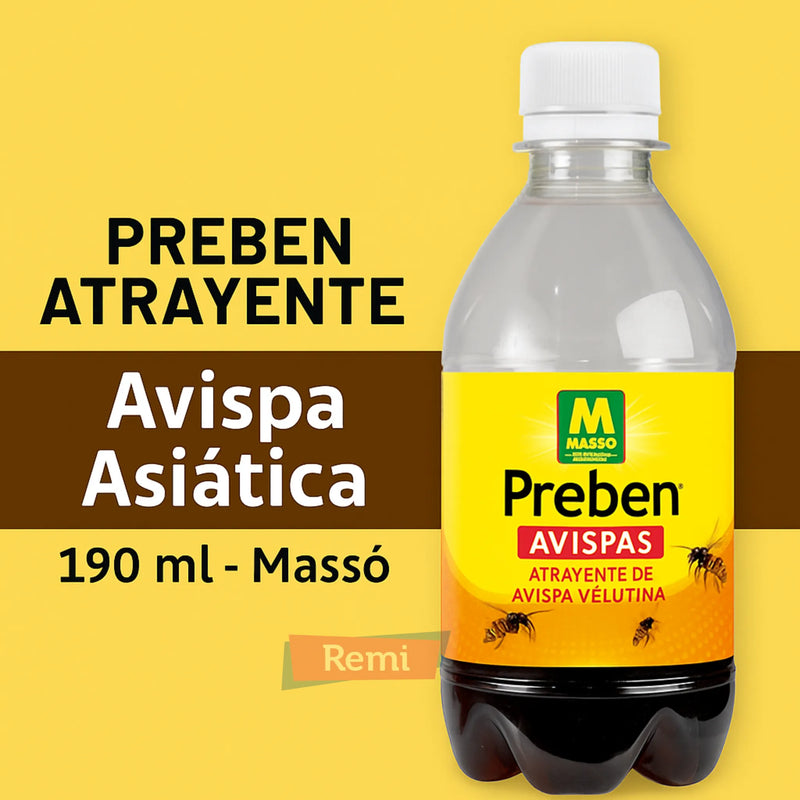 Preben Atrayente Avispa asiática 190 ml - Masso - Remi Hogar