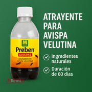 Preben Atrayente Avispa asiática 190 ml - Masso - Remi Hogar