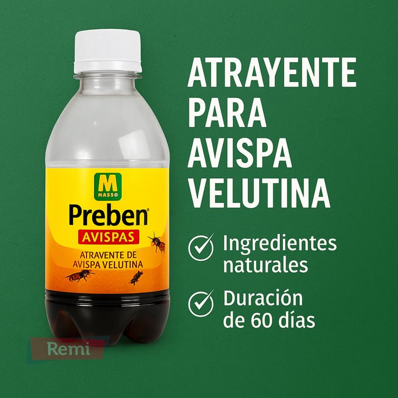 Preben Atrayente Avispa asiática 190 ml - Masso - Remi Hogar