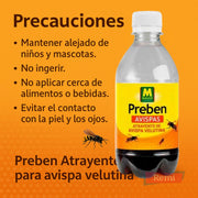 Preben Atrayente Avispa asiática 190 ml - Masso - Remi Hogar