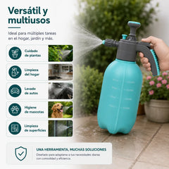 Pulverizador manual de 2 litros para jardín, huerto y limpieza